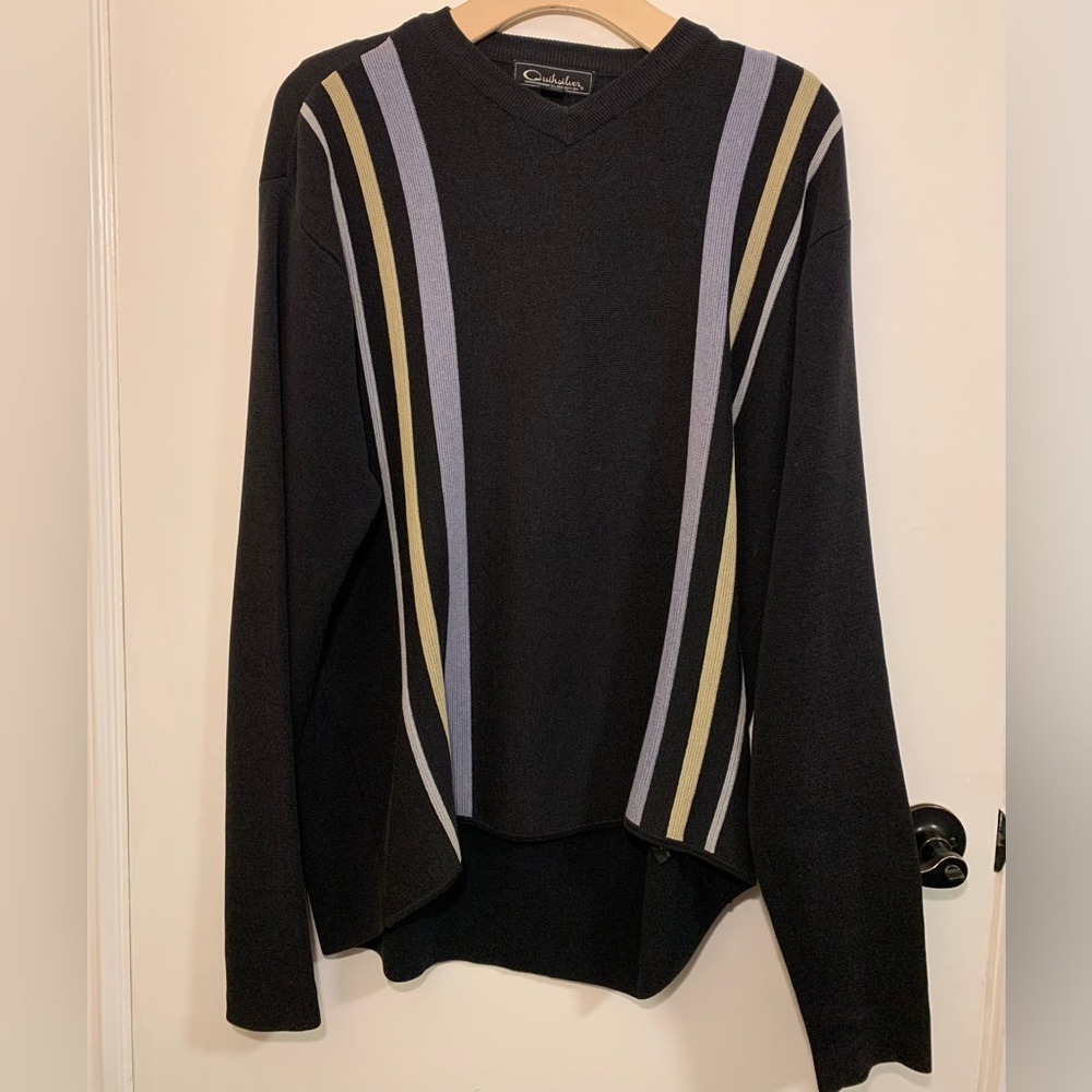 Quicksilver Black V-neck Sweater